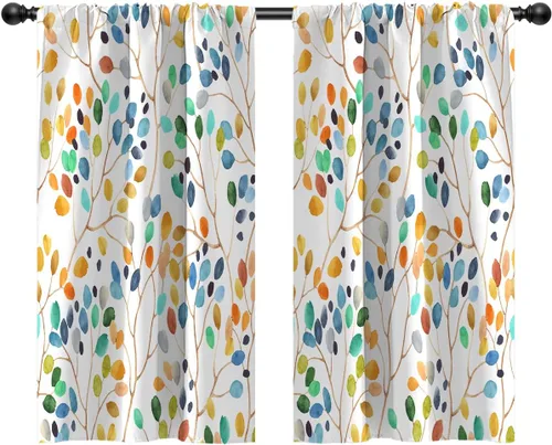 Miniatura 11 de Cortinas de cocina de estilo granja occidental con bolsillo para cortinero, pequeñas y cortas, estilo café rústico, cabaña, puerta de granero