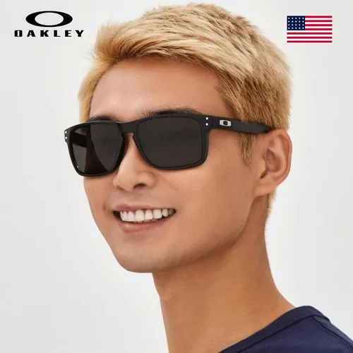 Miniatura 7 de Oakley HOLBROOK XL OO9417 Square Shape Sunglasses With Official Eyewear Kit Marco de acero Lente polarizada negra Prizm