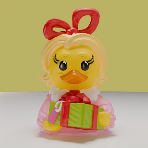 Miniatura 3 de TUBBZ Mini: The Grinch - Figura de vinilo de pato de goma disfrazado de Cindy Lou