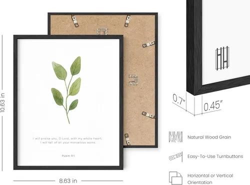 Miniatura 3 de HAUS AND HUES Decoración de pared con versículos bíblicos, juego de 6 impresiones artísticas de las Escrituras cristianas, decoración de pared