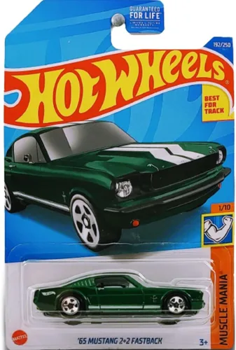 Miniatura 6 de Hot Wheels 2022 - Mustang 2+2 Fastback '65 - Muscle Mania 1/10 [Verde] 192/250