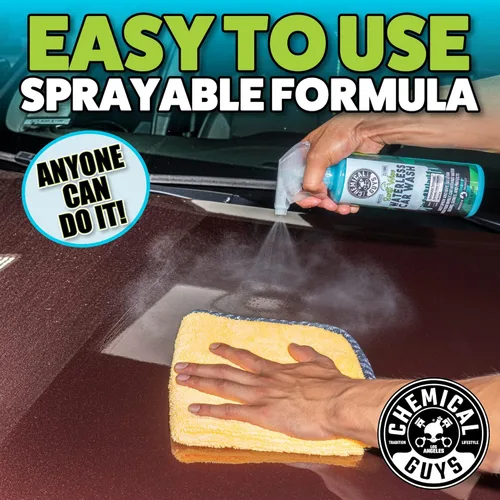 Miniatura 8 de Chemical Guys Swift Wipe - Aerosol rociable para lavado de autos sin agua, pulveriza y limpia para limpiar y dar brillo de forma segura a