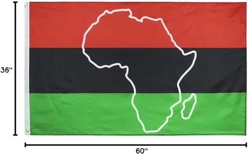 Miniatura 7 de Bandera afroamericana de liberación negra UNIA de 3 x 5 pies