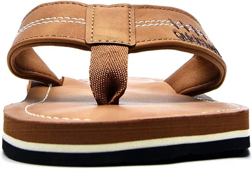 Miniatura 6 de Quickshark Sandalias de cuero para hombre, sandalias de playa con soporte de arco