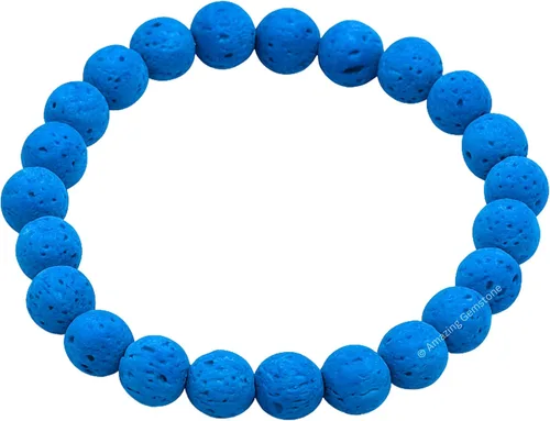 Miniatura 16 de Amazing Gemstone Pulsera de cristal para mujeres y hombres, pulsera de cristal curativo de protección, pulsera elástica con cuentas de piedras