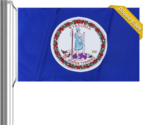 Miniatura 11 de AZCOVER - Bandera de Michigan de 3 x 5 pies, 3 capas de doble cara del estado de Michigan con 2 ojales de latón y cabecera de lona, pancarta