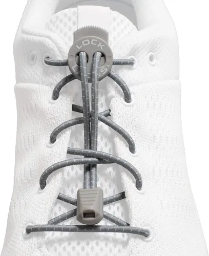 Miniatura 4 de Lock Laces - Cordones elásticos para zapatos sin atar (paquete de 3) talla única, para niños y adultos, cordones elásticos sin atar
