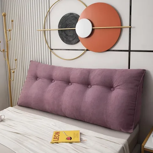 Miniatura 9 de Almohada grande para cabecero triangular, color verde azulado, con cuña, reposo en cama, almohada de lectura, respaldo de posicionamiento, cojín