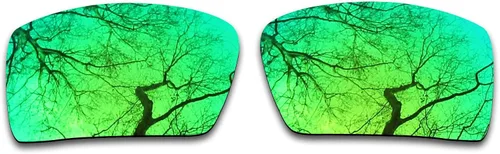 Miniatura 2 de 2pares polarizadas lente de repuesto para Oakley Eyepatch 2Black & Esmeralda Verde