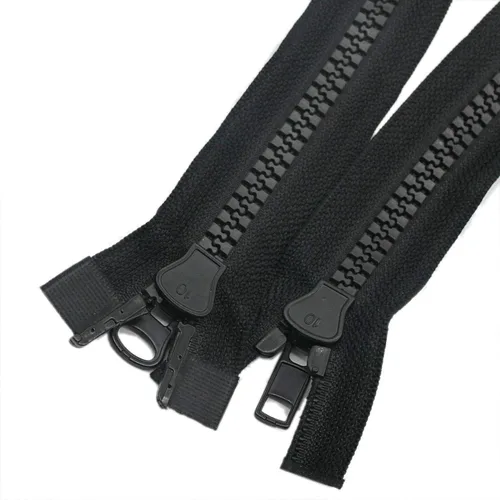 Miniatura 2 de Leekayer #10 Cremallera de 24 pulgadas para costura con deslizador de dos vías separables para abrigo, parka, chaqueta de plumón, cremalleras