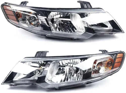 Miniatura 11 de Para 2010 2011 Forte/Forte Koup LX/EX 2012 2013 Faros Reemplazo Izquierdo Lado Conductor Fábrica Halógeno Faro Negro Carcasa Ámbar Esquina