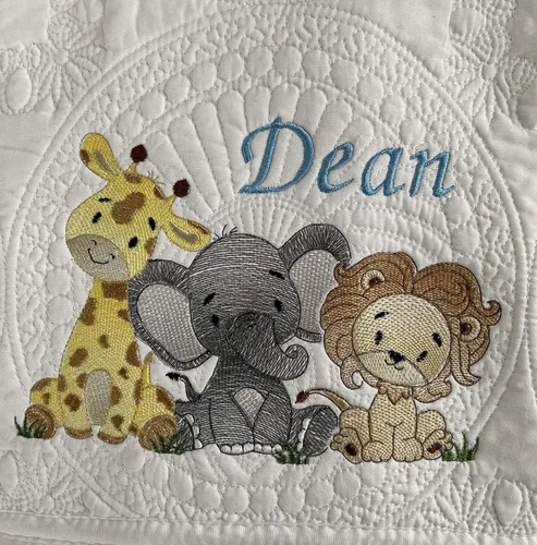 Miniatura 12 de Manta de Bebé Personalizada Colcha de Bebé Mantas con Monograma para Niños y Niñas Regalos de Bebé Bordados Placa