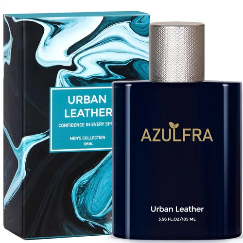 Miniatura 8 de Azulfra Spray corporal para hombres, spray refrescante corporal para hombres, notas de limón, jengibre y sándalo, 3.56 onzas líquidas