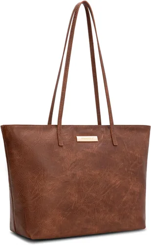 Miniatura 6 de Montana West Bolsos medianos de hombro para mujer con cremallera, bolso ligero de todos los días para trabajo, viaje o compras
