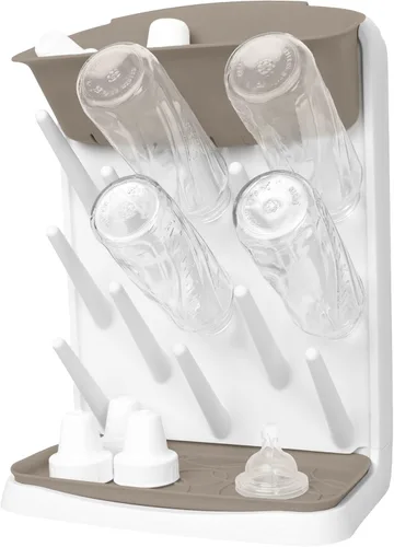 Miniatura 10 de Ubbi Estante de secado vertical para biberones, organizador de secado para encimera de ahorro de espacio, gris