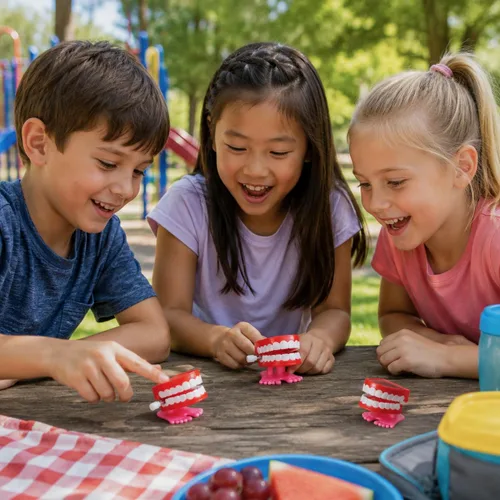 Miniatura 8 de The Dreidel Company Juguetes de dientes que muerden y parlotean los dientes para niños, recuerdos de fiesta de cumpleaños, regalos novedosos