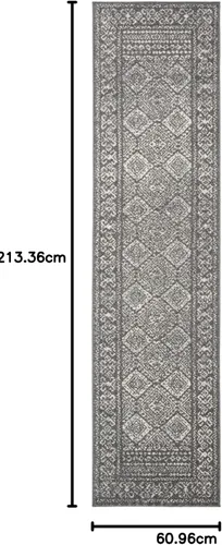 Miniatura 235 de Safavieh - Alfombra decorativa de la colección Tulum, modelo TUL264F, estilo marroquí, bohemio y desgastado, no suelta pelusa, para sala, vestíbulo