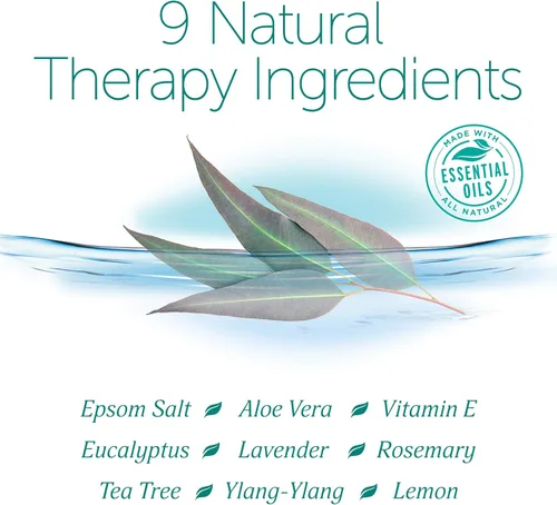 Miniatura 3 de Epsoak Sal de Epsom de 2 libras USP sulfato de magnesio con desintoxicación + aroma de limpieza resellable, bolsa de sal de Epsom fabricada