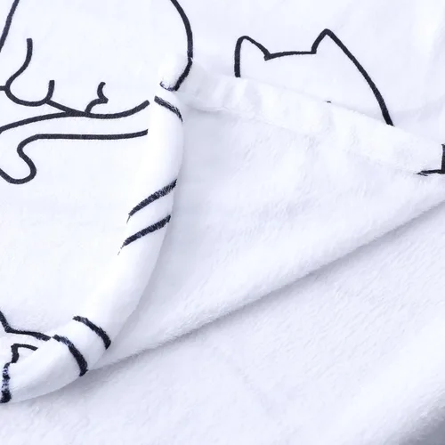 Miniatura 5 de Sviuse Manta de gato para sofá, manta de gato tamaño individual para niñas, mujeres, adultos, gatos, mamá, regalos para mujeres, mantas de gatito