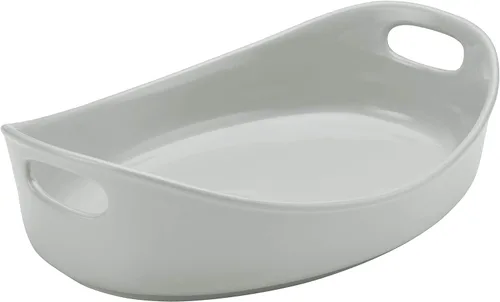 Miniatura 6 de Rachael Ray Cerámicas Fuente Ovalada, 1.4 litros, Gris