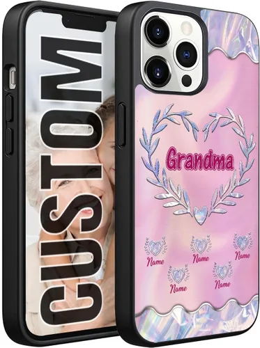 Miniatura 4 de Fundas de teléfono personalizadas para iPhone 16/15/14/13/12/11 Pro Max para Samsung S25/S24/S23/S22/S21/S20 Blanco