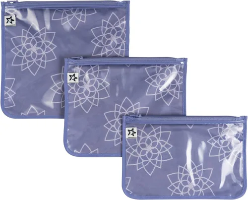 Miniatura 13 de Tiny Twinkle Diaper Bag Organizing Pouches 3 Pack Mess-Proof Clear Front Travel Organizer Bags&TSA Approved Toiletry Bag Set for Baby and Mom Azul