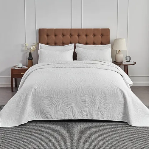 Juego de colcha extragrande Kingnex para cama King 128x120, juego de edredón ligero para cama King extra alta y ancha o Cal King, incluye 1 edredón