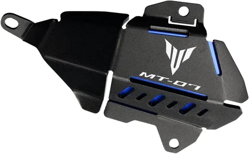 Para MT07 FZ07 2014-2023 motocicleta CNC bomba de agua protección protección cubiertas mt 07 fz 07 accesorios color azul