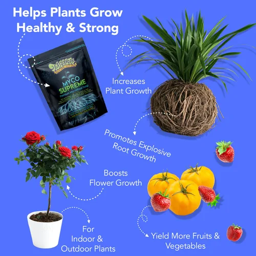 Miniatura 2 de Hongos micorrízicos para el suelo, estimulador de raíces para plantas, micorrizas ultra concentradas para raíces fuertes de las plantas y suelo