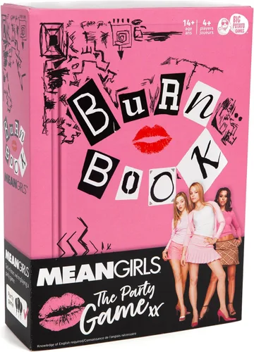 Mean Girls Burn Book - Juego de cartas para fiesta, juego de mesa familiar basado en la película de comedia, para adultos y adolescentes a partir de