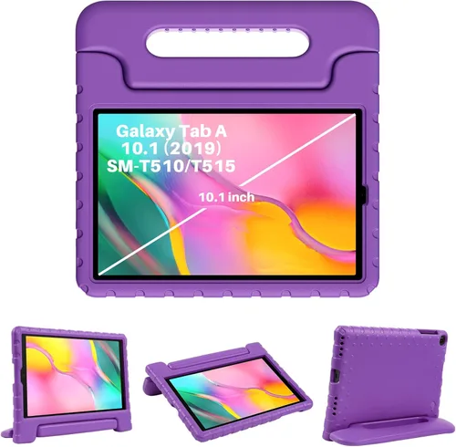 Miniatura 8 de Funda para niños para Samsung Galaxy Tab A 10.1 (2019) Modelo SM-T510/T515, a prueba de golpes, funda protectora de EVA con mango convertible