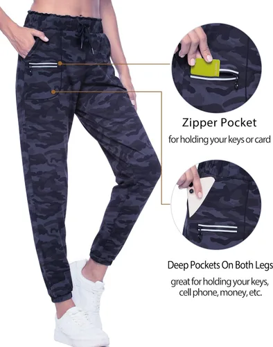 Miniatura 180 de Kcutteyg - Pantalones deportivos con bolsillos para mujer, diseño suave, ligero y de secado rápido, para entrenamiento, gimnasia, yoga y correr