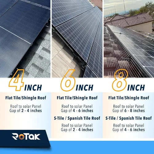 Miniatura 8 de ROTAK Critter Guard - Panel solar de 4 pulgadas x 100 pies - Malla de rollo de alambre recubierto de PVC negro galvanizado de ½ pulgada