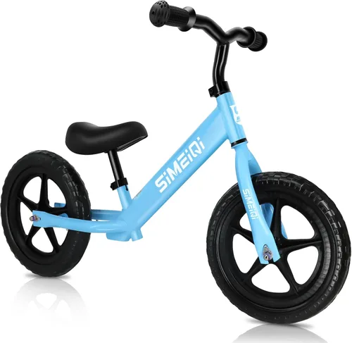 Bicicleta de equilibrio de 12 pulgadas para niños y niñas de 2, 3, 4, 5 años de edad, sin pedal, caminar, equilibrio, entrenamiento, bicicleta