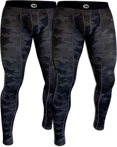 Miniatura 63 de Real Men ABCD Pouch - Pantalones de compresión para hombre, paquete de 1, 2 y 3, leggings para hombre, pantalones de yoga, medias, capa base