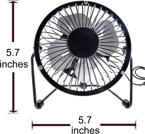 Miniatura 2 de PowerTRC 2 juegos de mini ventilador personal de escritorio USB
