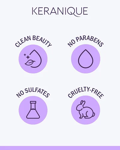 Miniatura 9 de Keranique Acondicionador de control de daños - Tratamiento hidratante con queratina para cabello seco dañado