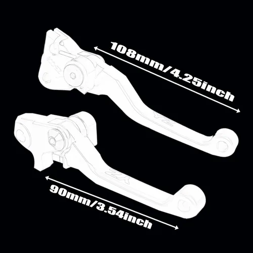 Miniatura 7 de Manija de palanca de freno de embrague de pivote plegable CNC Billet para YZ125 YZ250 2015-2022 YZ250F 2009-2022 YZ125X 2017-2022 YZ250X 2016-2022