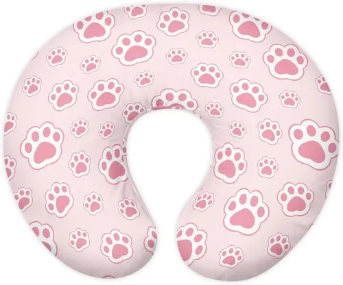 Miniatura 31 de American Flag Floral Nursing Pillow for Breastfeeding, Soft and Supportive Breastfeeding Pillow for Mom and Baby, Feeding Pillow with Removable