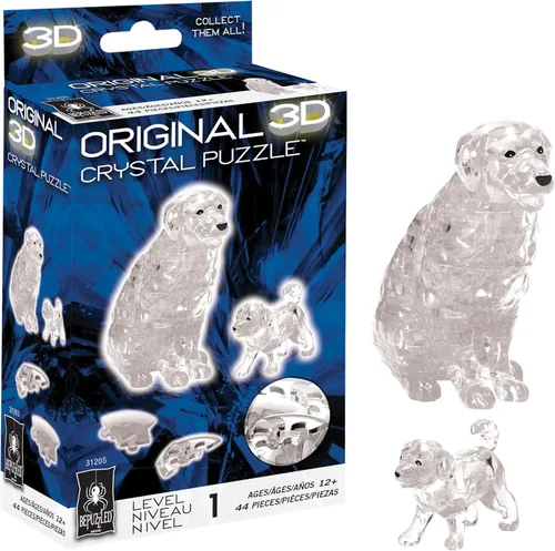 Miniatura 10 de BePuzzled Cat & Kitten, rompecabezas de cristal 3D original, a partir de 12 años