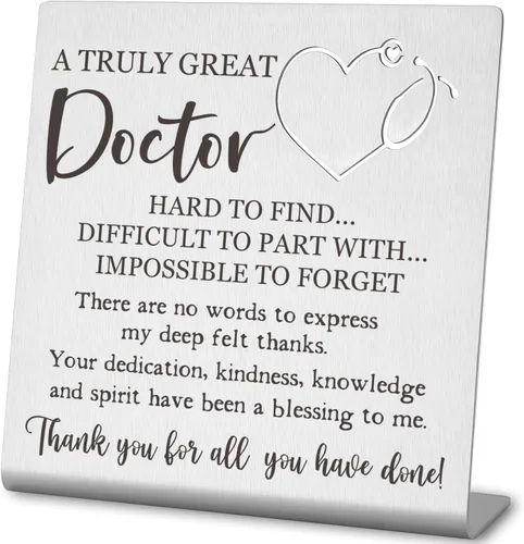 Letrero de definición de médico, placa de médico, regalos de agradecimiento para mujeres, decoración de médico, regalos de agradecimiento para