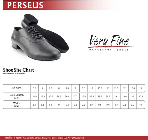 Miniatura 8 de Very Fine Men's Dance Shoe Ballroom Collection Perseus Lyon Bachata Social Salsa Tango