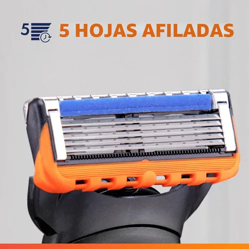 Miniatura 5 de Recambios para cuchillas de afeitar manuales para hombres, Gillette Fusion, 4
