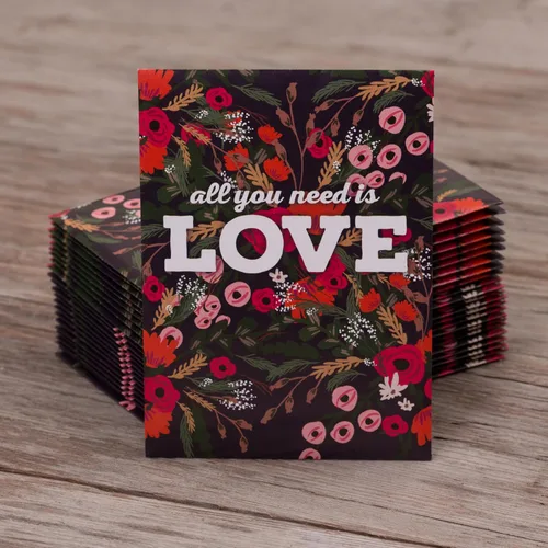 Miniatura 3 de All You Need is Love Bouquet 25 paquetes de flores silvestres para plantar, regalo perfecto de San Valentín, semillas de jardín para cultivar