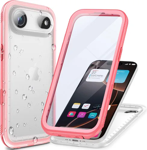 Miniatura 30 de Cozycase TOP Funda impermeable para iPhone 17 Pro Max - Grado militar resistente a todo 360 con protector de cámara de pantalla, doble IP68 a prueba