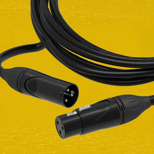 Miniatura 7 de BRENDAZ Cable XLR de 20 pies macho a hembra para micrófono, mezclador, altavoz o sistema PA (1)