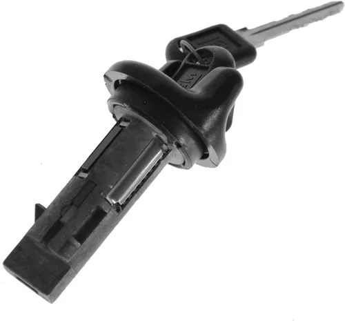 Miniatura 2 de Cilindro de bloqueo de encendido con llave bisel negro compatible con Chevy GMC Oldsmobile Truck SUV