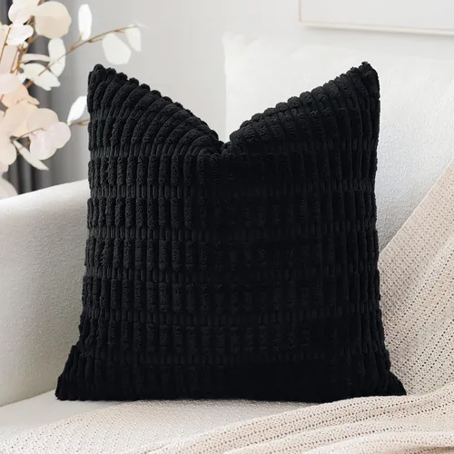 Miniatura 16 de OTOSTAR Fundas de Almohada Decorativas de Pana de 16 x 24 Pulgadas Súper Suaves Bohemias a Rayas Rectangulares Fundas de Cojín Modernas para Sofá