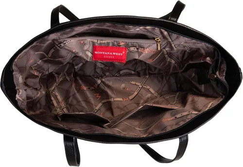 Miniatura 4 de Montana West - Bolsas de mano de cuero vegano, carteras y bolsos de mano para mujer con asa superior para damas, bolsos de hombro
