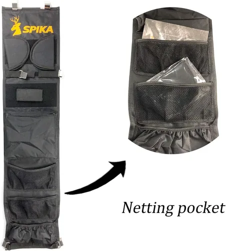 Miniatura 3 de SPIKA Organizador de panel de puerta seguro para pistola más pequeña (10 W42 H) Ancho ajustable de hasta 16 pulgadas